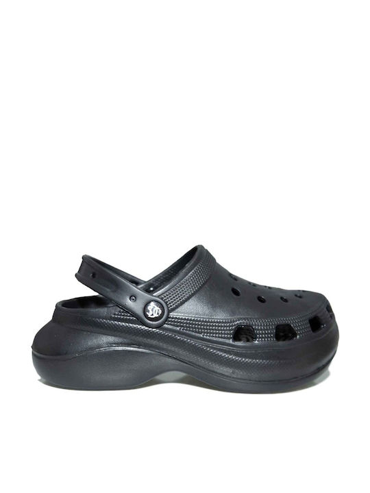 Superdry Moqs 2400/mcq 1200 Γυναικεία Σαμπό Μαύρα