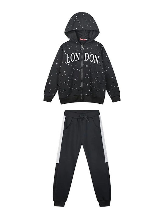 Kinder Sweatpants Set - Jogginganzug Schwarz 2Stück