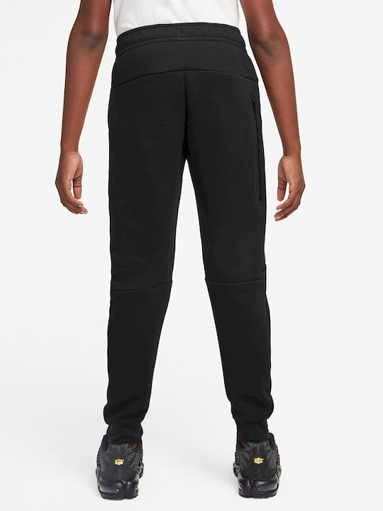 Παιδικό Παντελόνι Φόρμας Μαύρο Sportswear Tech