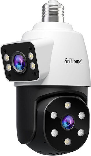 Sricam SH068 IP Dual Κάμερα Παρακολούθησης Wi-Fi Full HD 1080p Αδιάβροχη με Αμφίδρομη Επικοινωνία