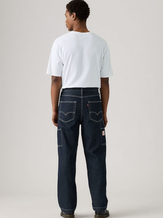 568 Herren Jeanshosen Cargo Lose Gerade Passform Mornin