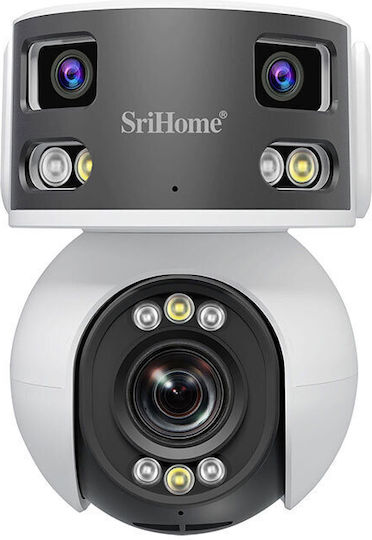 Sricam SH055 IP Dual Κάμερα Παρακολούθησης Wi-Fi 4K με Αμφίδρομη Επικοινωνία