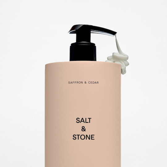 Salt & Stone Feuchtigkeitsspendende Körpercreme mit Niacinamid & Sheabutter für Trockene & Empfindliche Haut 450ml
