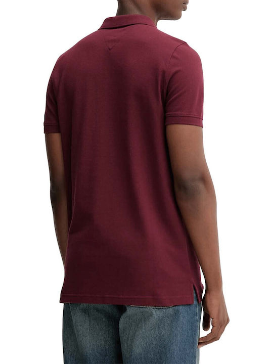 Tommy Hilfiger Polo Bluse Burgundy