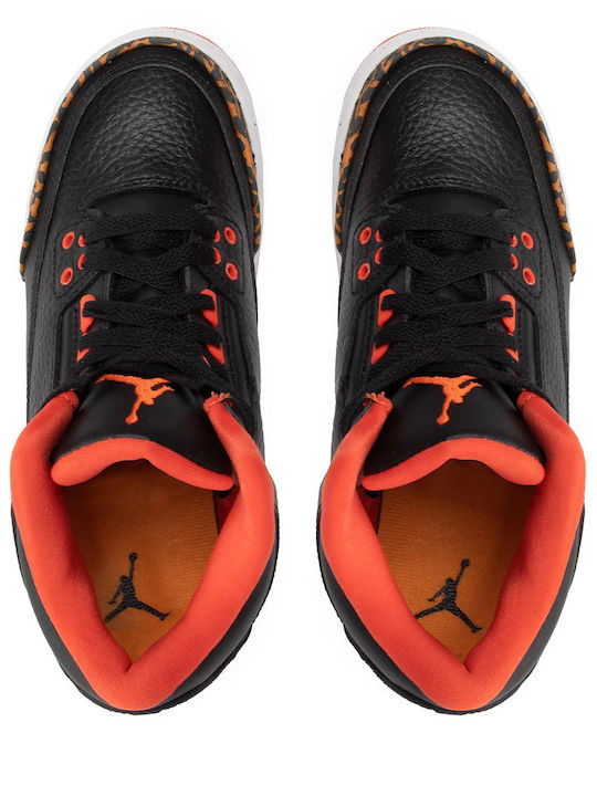 Air 3 Retro Încălțăminte sport Inalta pentru copii Alb / Portocaliu / Kumquat