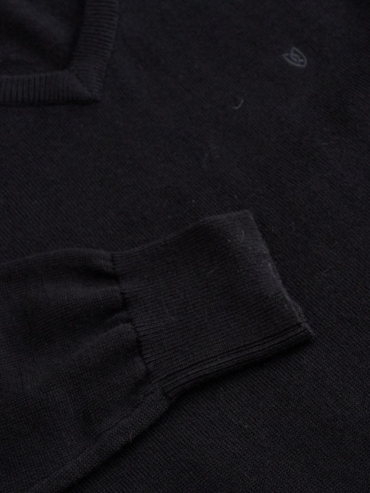 Langarm Pullover Schwarz
