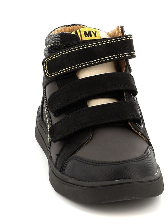 Kids Sneakers High with Scratch Black
