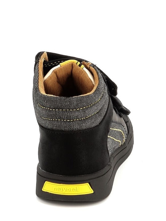 Kids Sneakers High with Scratch Black