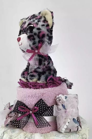 Dama Koupa Χειροποίητο Diaper Cake για Κορίτσι