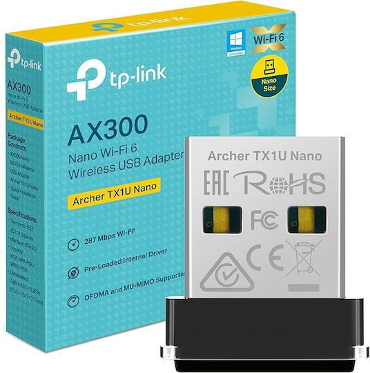 TP-LINK Αντάπτορας Δικτύου USB με Ασύρματη Σύνδεση Wi-Fi 300Mbps