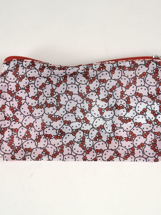 Hello Kitty Red Travel Bag 100% Polyester 2 X 20 X 32 Cm X2