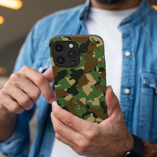 Калъф Sonique Camouflage Army Series Motorola Moto G86 5g Зелен