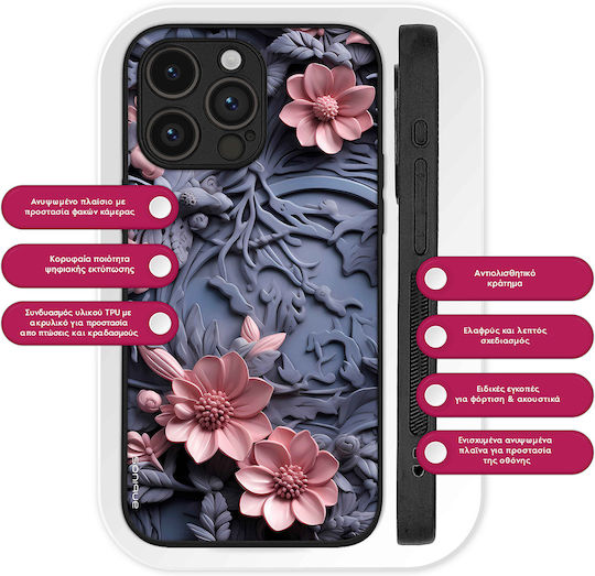 Sonique 3D Flower Series Honor 400 Pro 5G Pink Mobile Phone Case 02