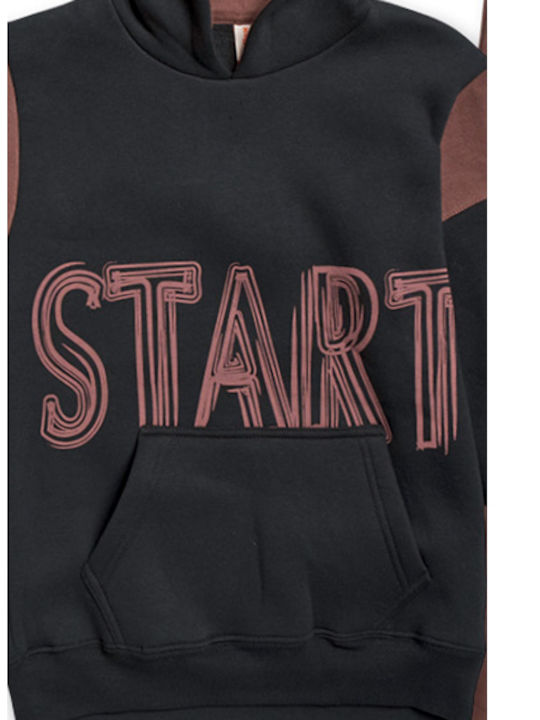 Kids Sweatpants Set Black