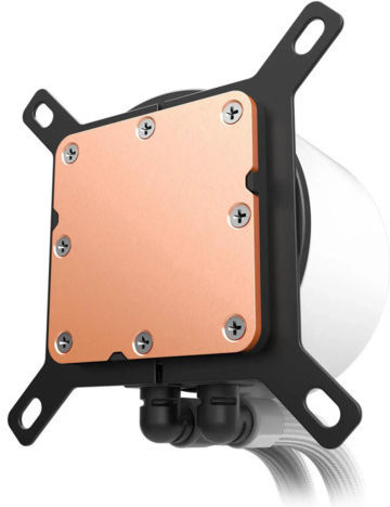 NZXT Kraken Plus v2 Water Cooling AIO CPU With 3 Fans 120mm And RGB Lighting White