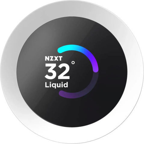 NZXT Kraken Plus v2 Water Cooling AIO CPU With 3 Fans 120mm And RGB Lighting White