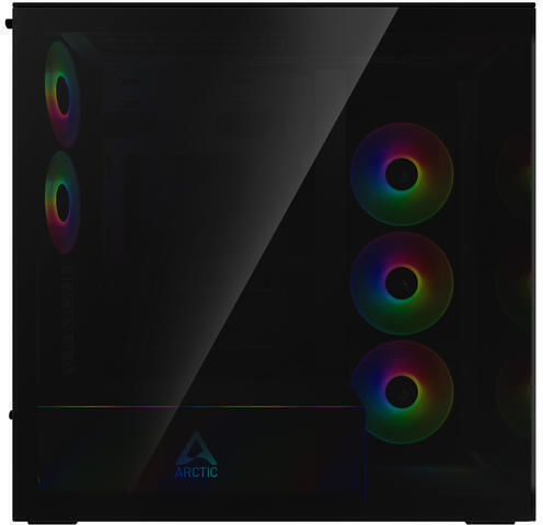 Arctic Xtender Gaming Midi Tower Κουτί Υπολογιστή με Πλαϊνό Παράθυρο Μαύρο