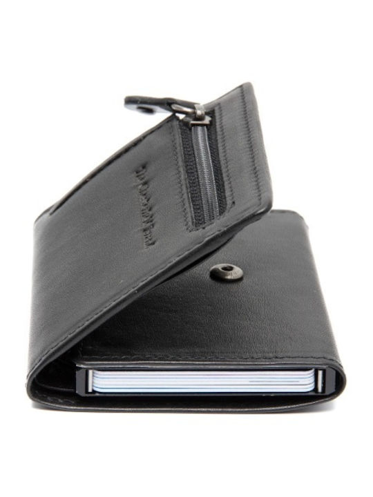 Brand Men's Wallet with RFID Black