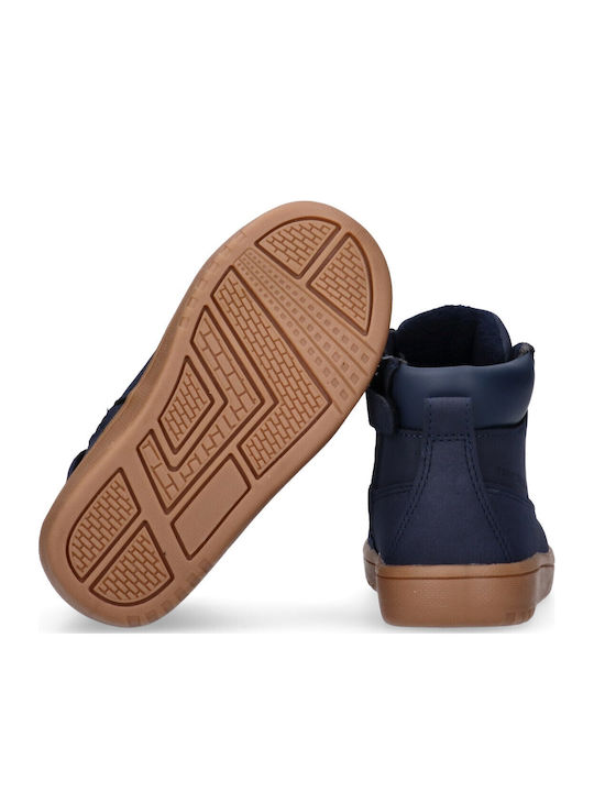 Kinderstiefeletten mit Schnürsenkeln Blau