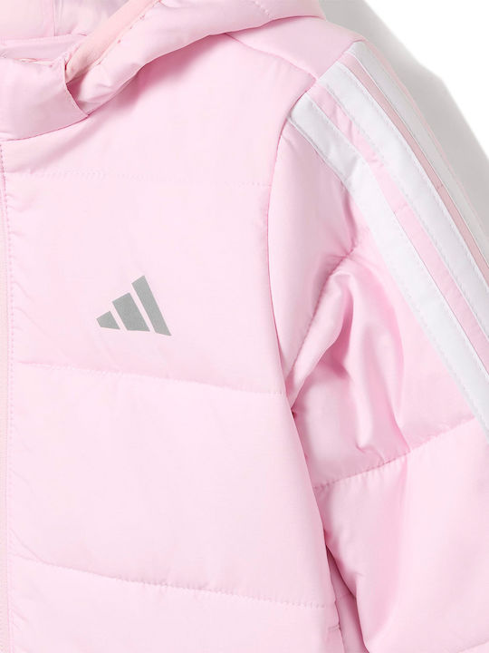 Kids' Sports Jacket with Hood Pink