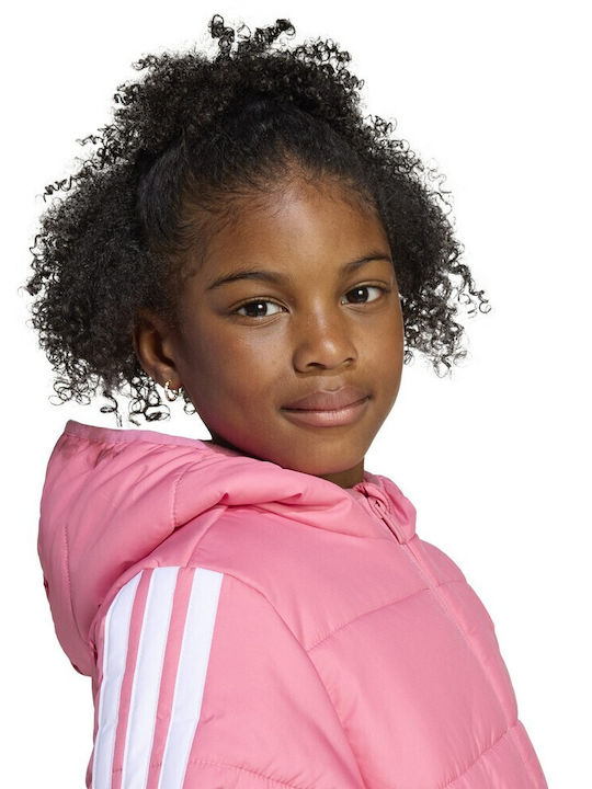 Kids' Sports Jacket with Hood Pink