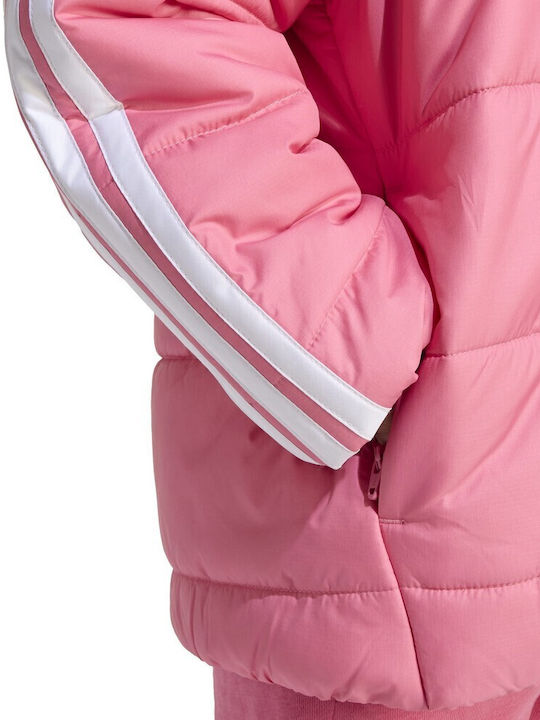 Kids' Sports Jacket with Hood Pink
