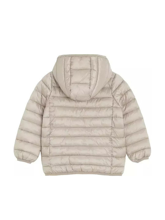Kids' Casual Jacket with Hood Beige