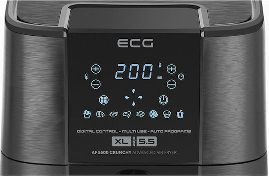 ECG Crunchy Friteuză cu aer 5.5lt Gri