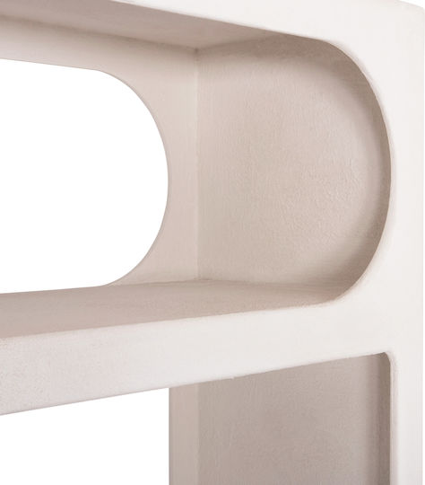 Bibliotecă Santorini Ecru Deschis 80x38x180 cm