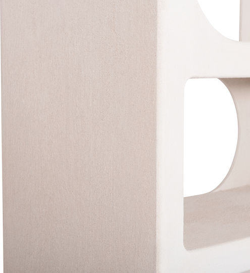 Bibliotecă Santorini Ecru Deschis 80x38x180 cm