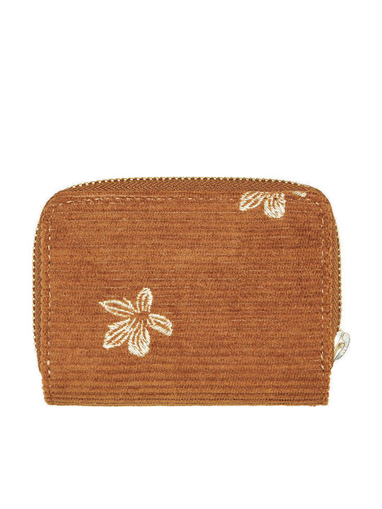 Small Fabric Women's Wallet Classic Brown