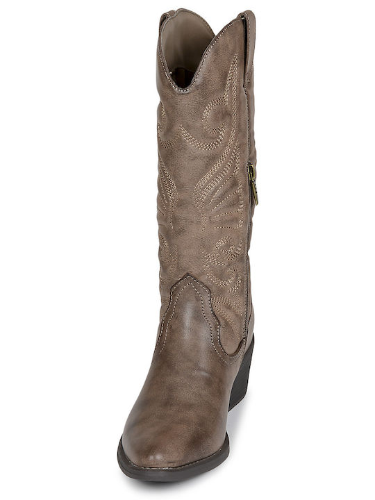 Damenstiefel Braun