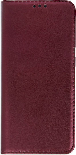 TelForceOne Smart Magnetic Umschlag Rückseite Silikon Rot (Moto G86)