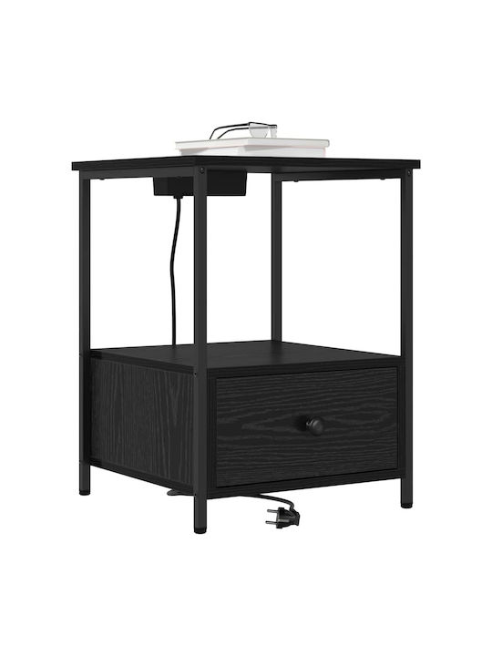 Nachttisch Black oak 42x41x56cm