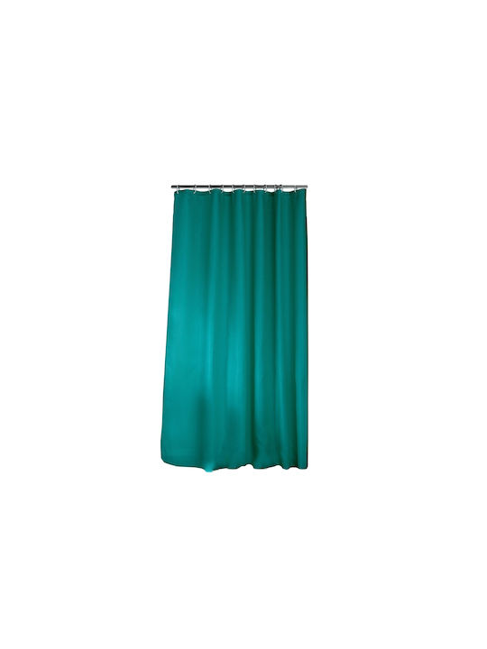 Flamingo Quartz Shower Curtain Fabric 180x200cm Blue