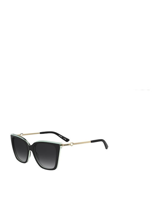 Moschino Women's Sunglasses with Black Plastic Frame and Black Gradient Lens MOL094/S SDK/9O