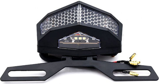 Rücklicht Led Φλάς Motorrads 1Stück 12V Universal Jn-2810 Weiß Oem