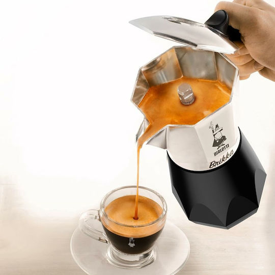 Bialetti Brikka Stovetop Espresso Pot 4 Cups Silver