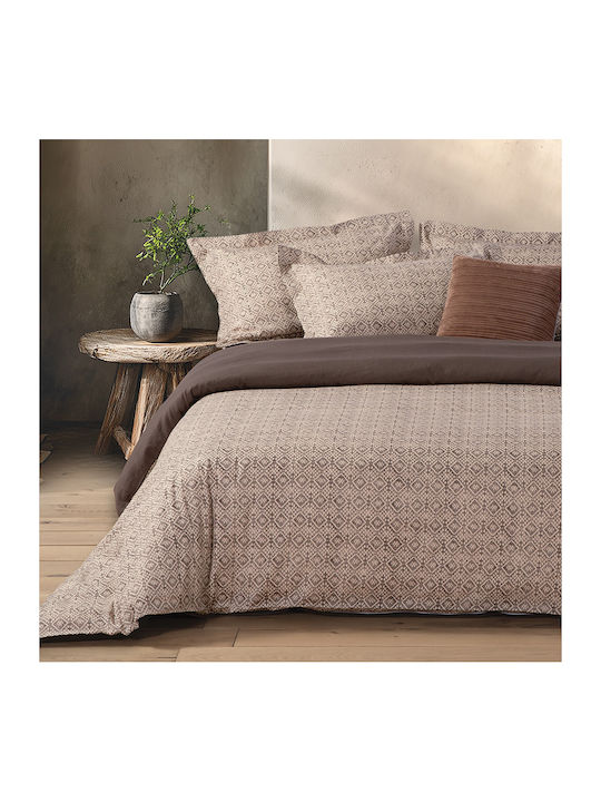 Nef-Nef Homeware Пухено Куинсайз 240x230бр Cardynal Beige/grey 300 г/м²Gsm