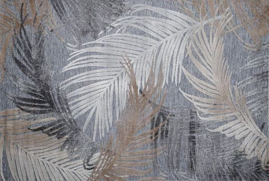 Tzikas Carpets 18531-095 Teppich Außenbereich Rechteckig Synthetisch,Polyester/Cotton/Leather Boheme