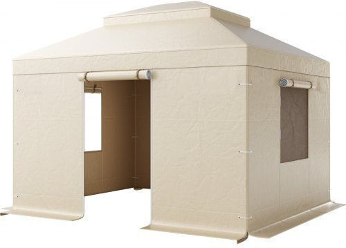 Vevor Gazebo Cover Beige 3.05x3.65m