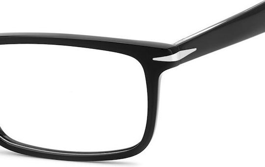 David Beckham Männlich Kunststoff Brillenrahmen Schwarz DB 1207 807