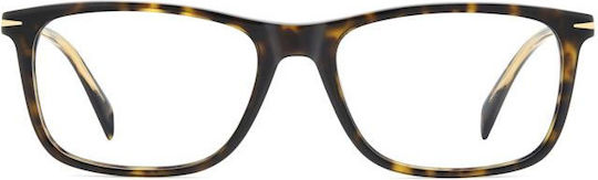David Beckham Herren Acetat Brillengestell Braun Schildpatt DB 1213 086