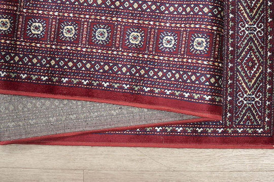 Newplan 248/301220 Rug Rectangular Summer with Fringes Bordeaux 5-05-SON-248_301220-100X140