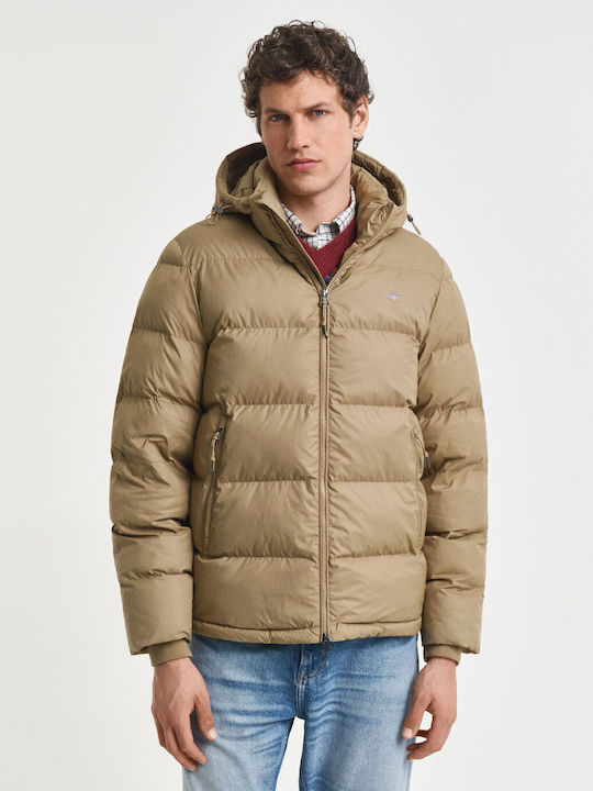 Μπουφάν Puffer Αδιάβροχο Light Taupe