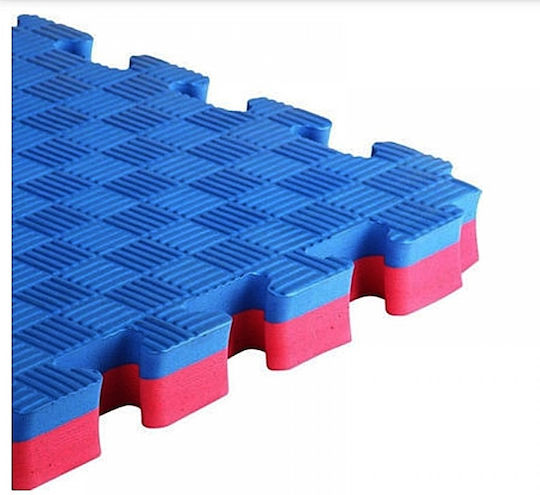 Viking Double Sided Red/Blue Puzzle Gym Mat 100x100x3cm 1 Piece