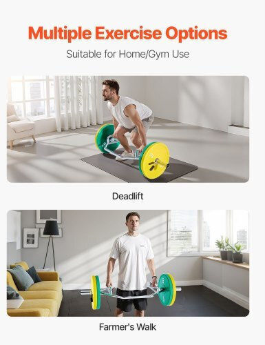 Vevor Olympic Trap Strength Training Bar Φ50 Without Collars