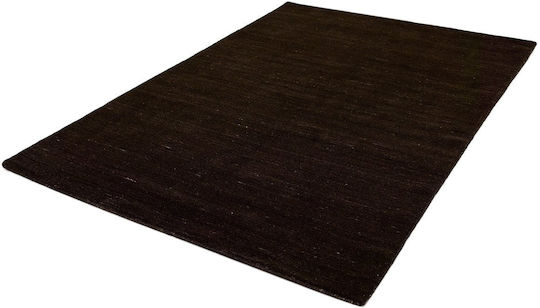 Tapicap Wool Sand Natural Brown-Black Lucrat manual Covor Rectangular Din lână Bej