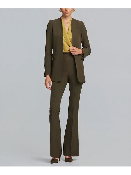 Damen Khaki Set mit Hose
