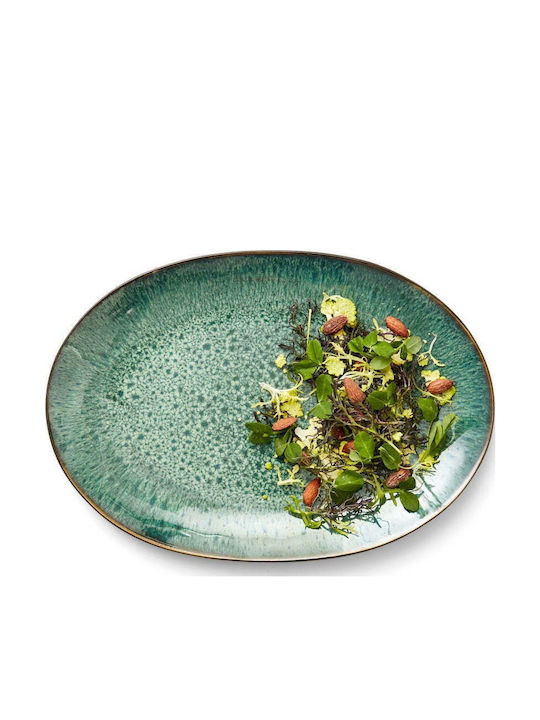 Bitz Serving Platter Oval Green 36x25cm